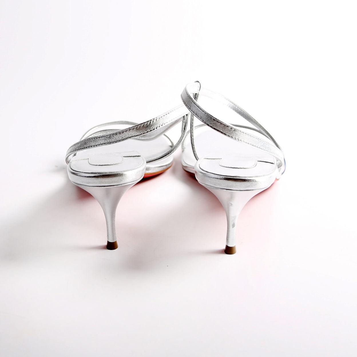 Rosalie 55MM Sandals Size 40 Silver