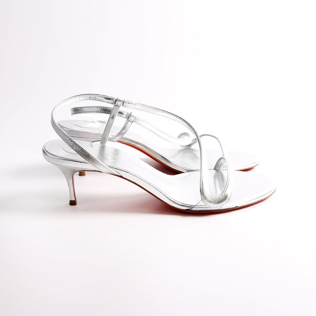 Rosalie 55MM Sandals Size 40 Silver