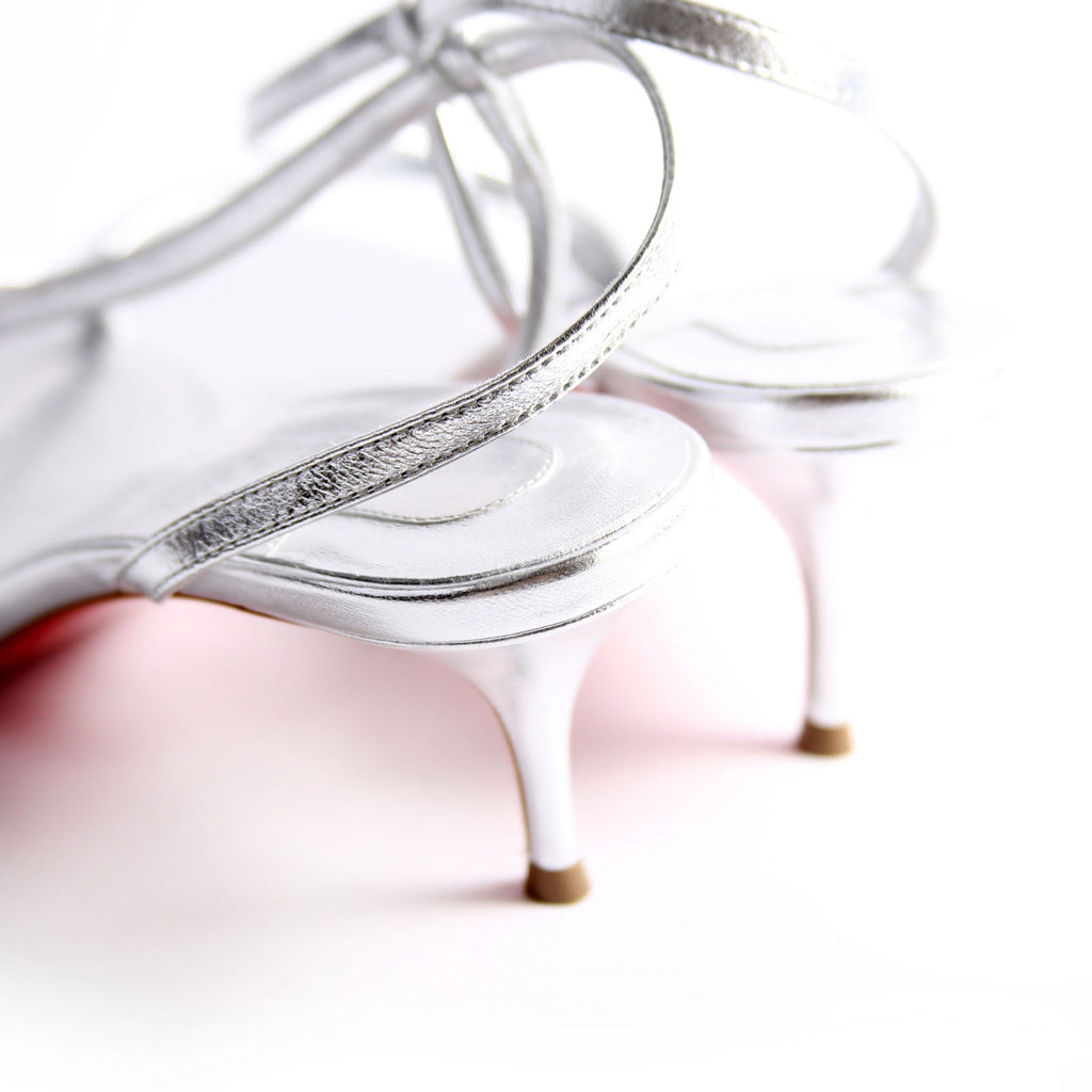 Rosalie 55MM Sandals Size 40 Silver