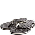 Chain Thong Sandals Size 39.5 Black