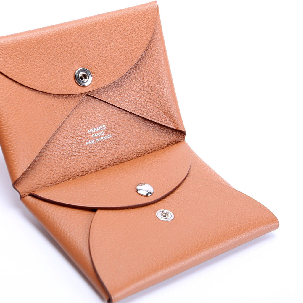 Calvi Duo Card Case Brown