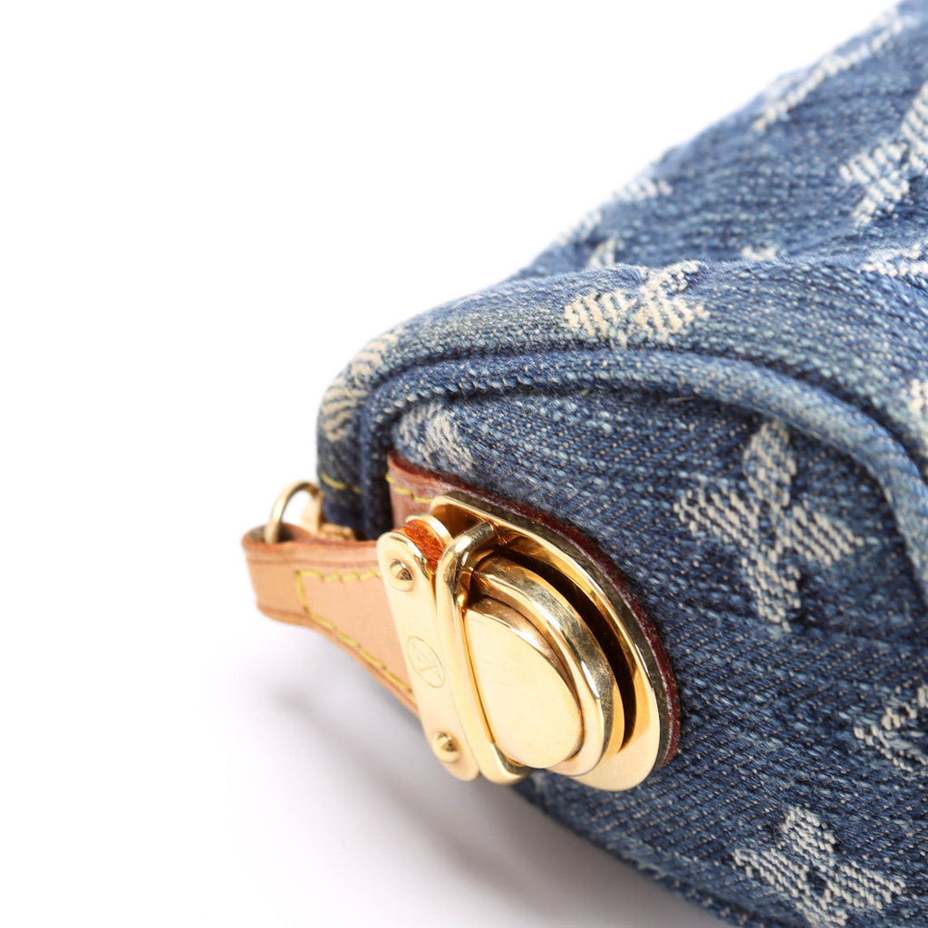 Pochette Speedy PM Key Holder Denim Monogram