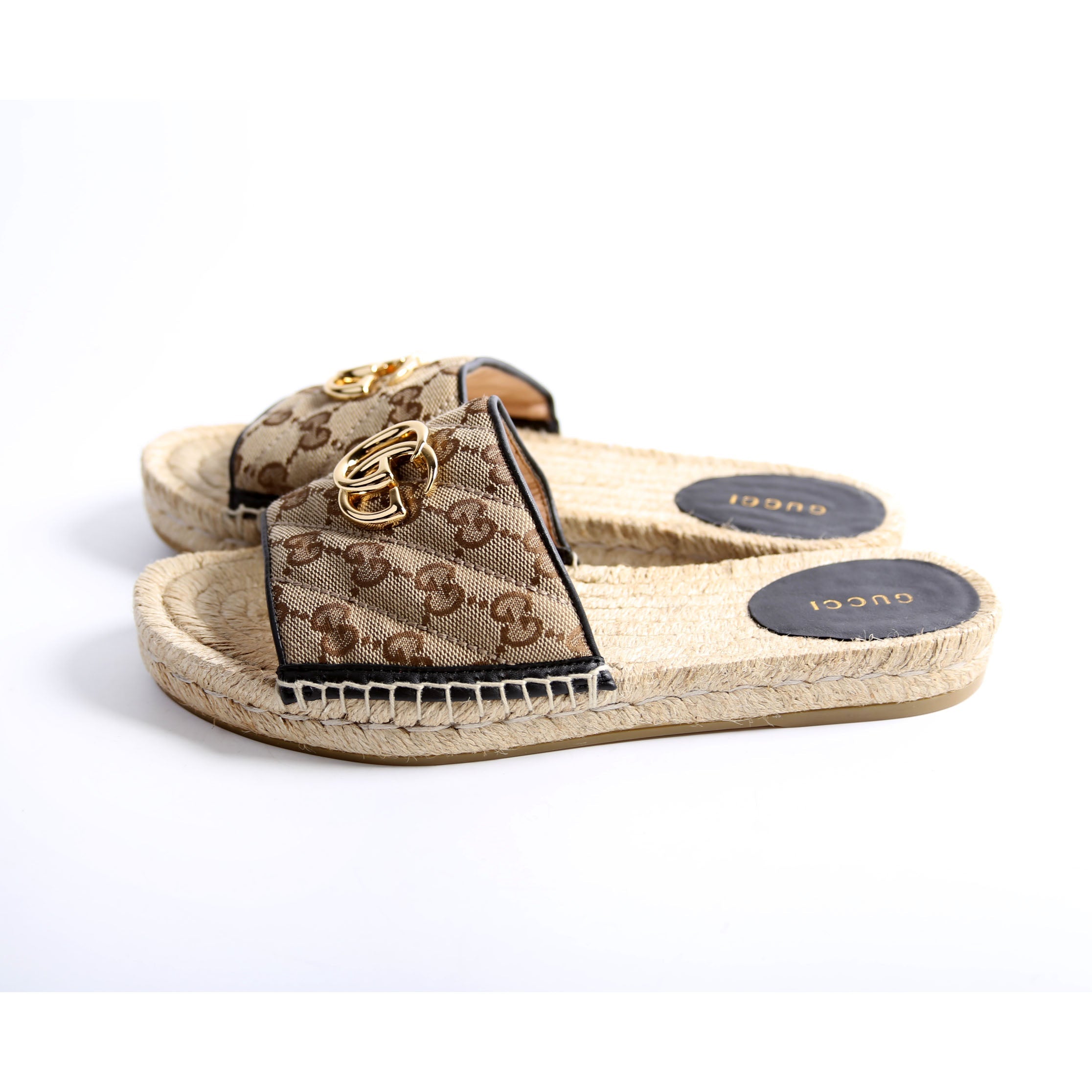 GG Espadrilles Slides Size 37