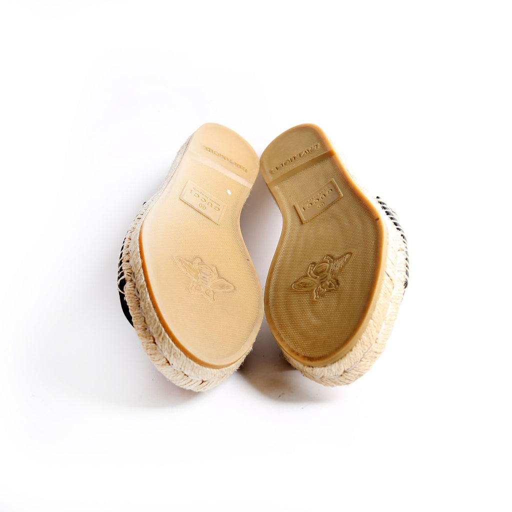 GG Espadrilles Slides Size 37