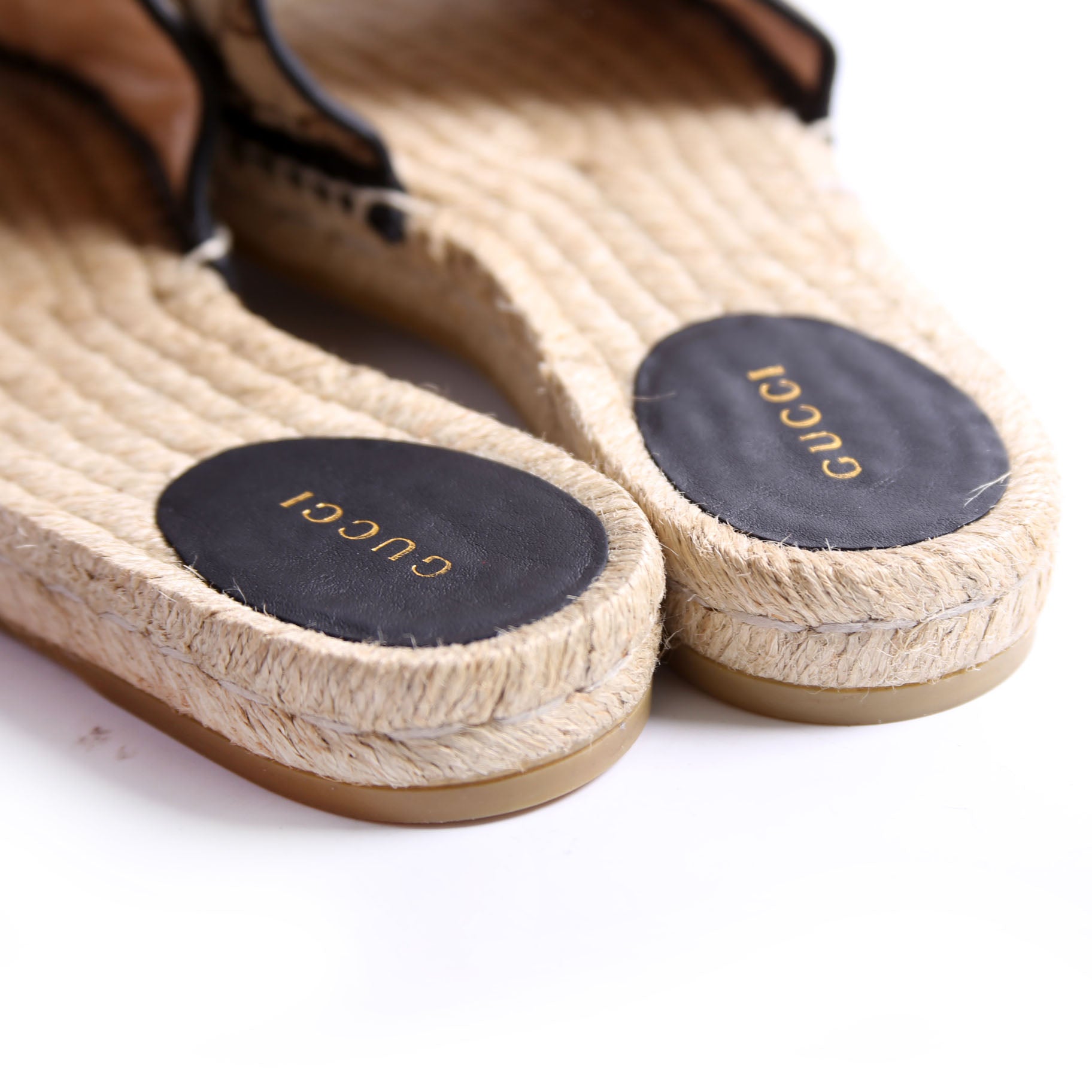 GG Espadrilles Slides Size 37