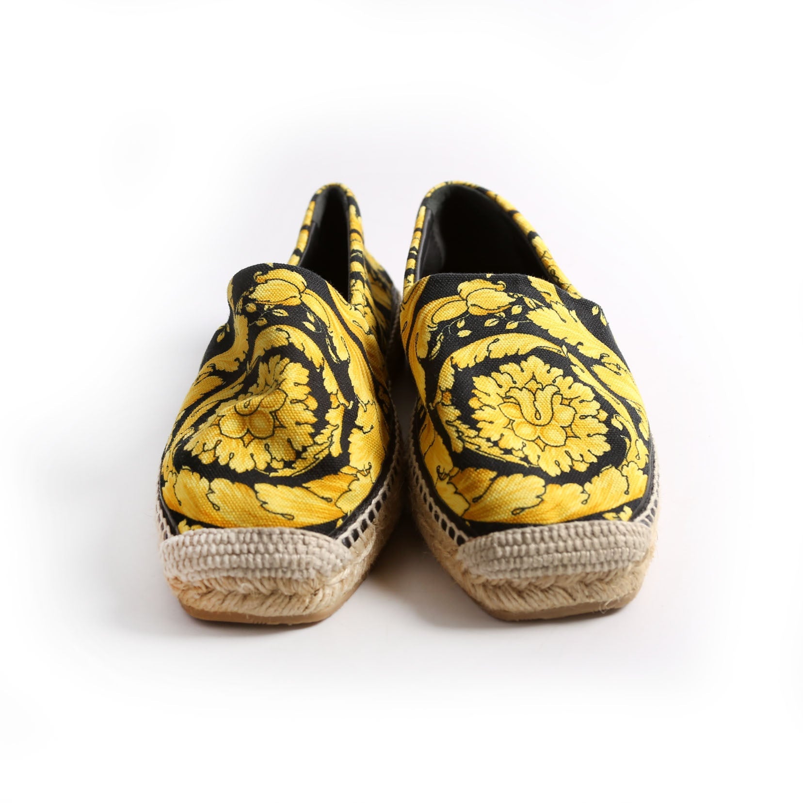 Barocco Print Espadrilles Size 37.5