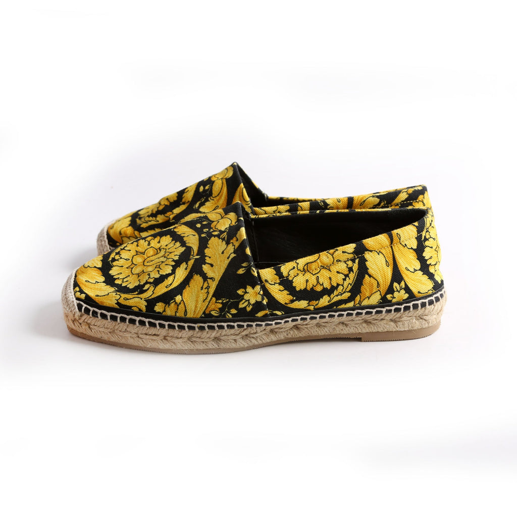 Barocco Print Espadrilles Size 37.5