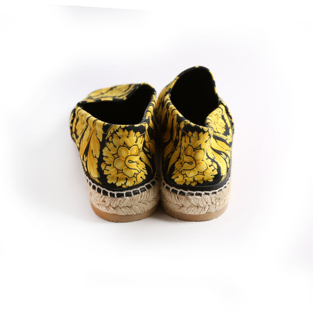 Barocco Print Espadrilles Size 37.5