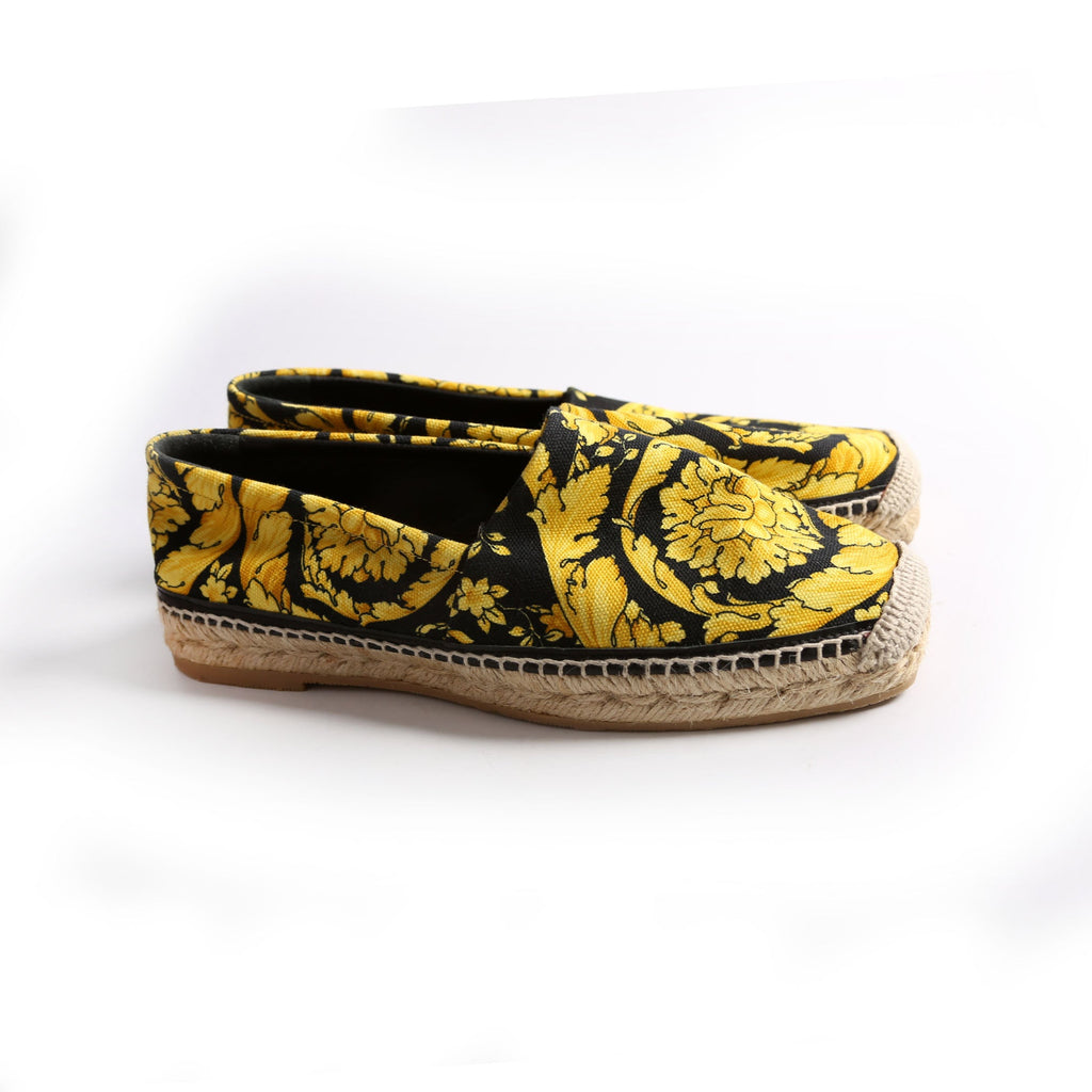 Barocco Print Espadrilles Size 37.5