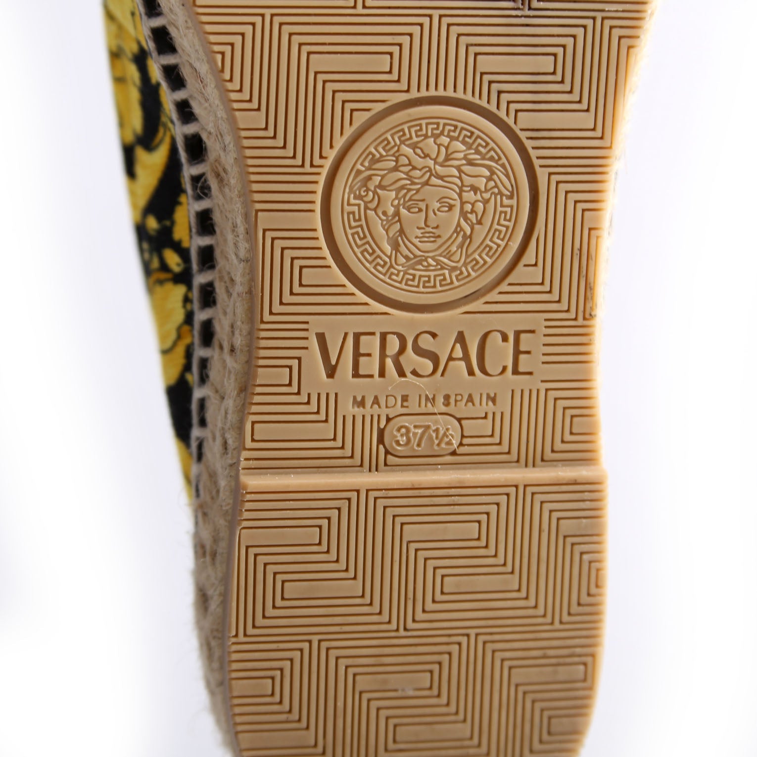 Barocco Print Espadrilles Size 37.5