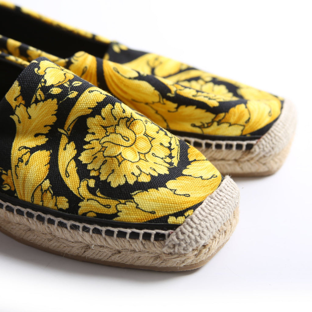 Barocco Print Espadrilles Size 37.5