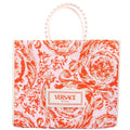 Athena Tote Large Raffia Orange/Pink