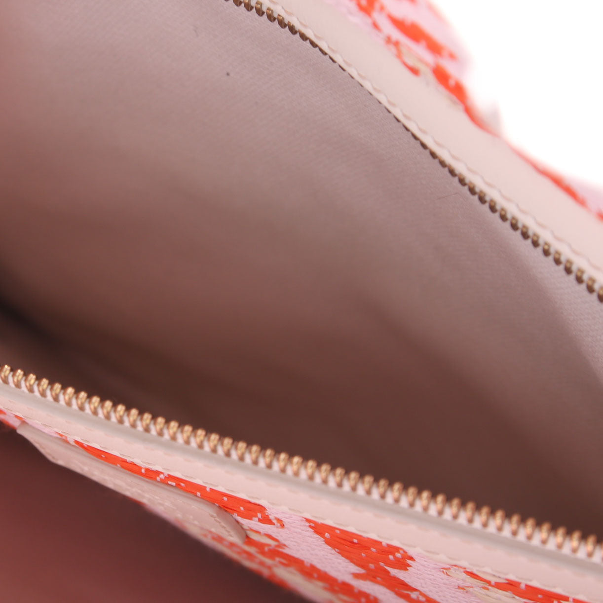 Athena Tote Large Raffia Orange/Pink