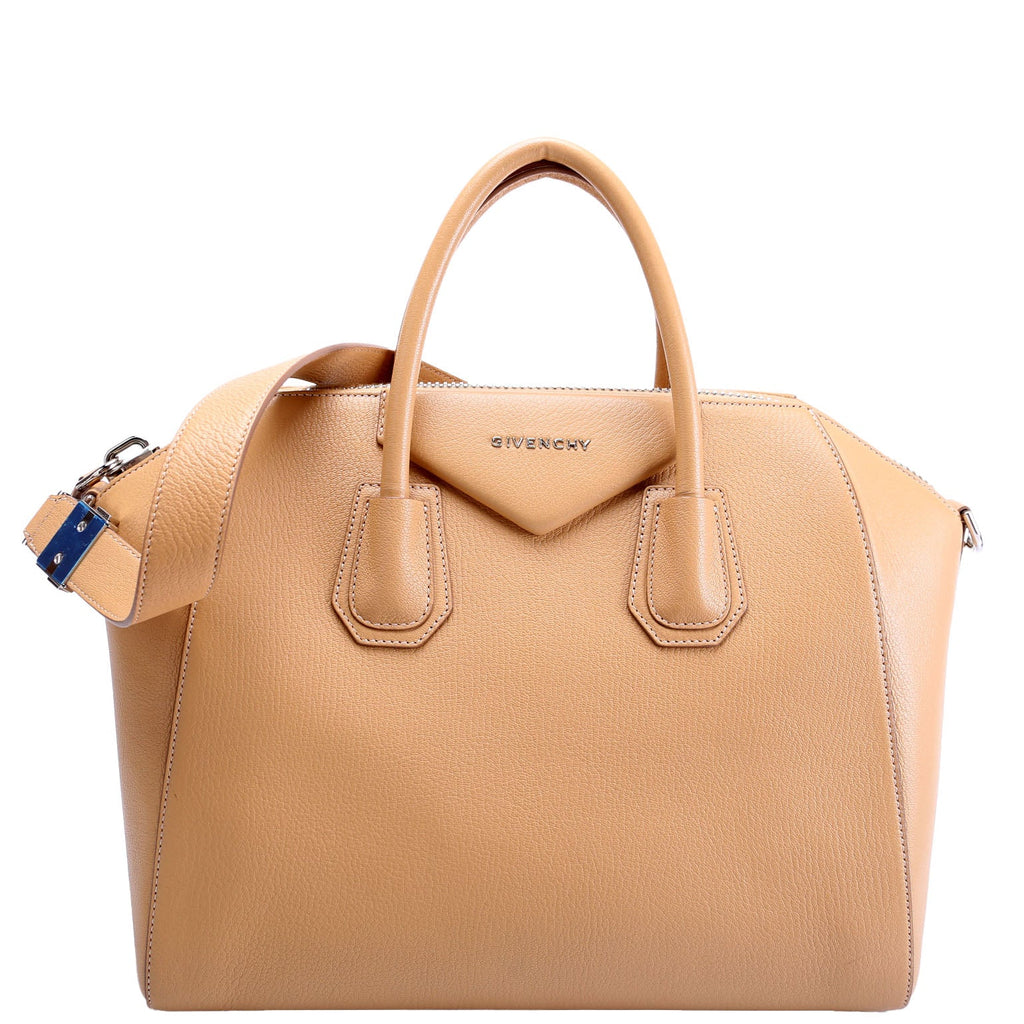 Antigona Satchel Medium Tan