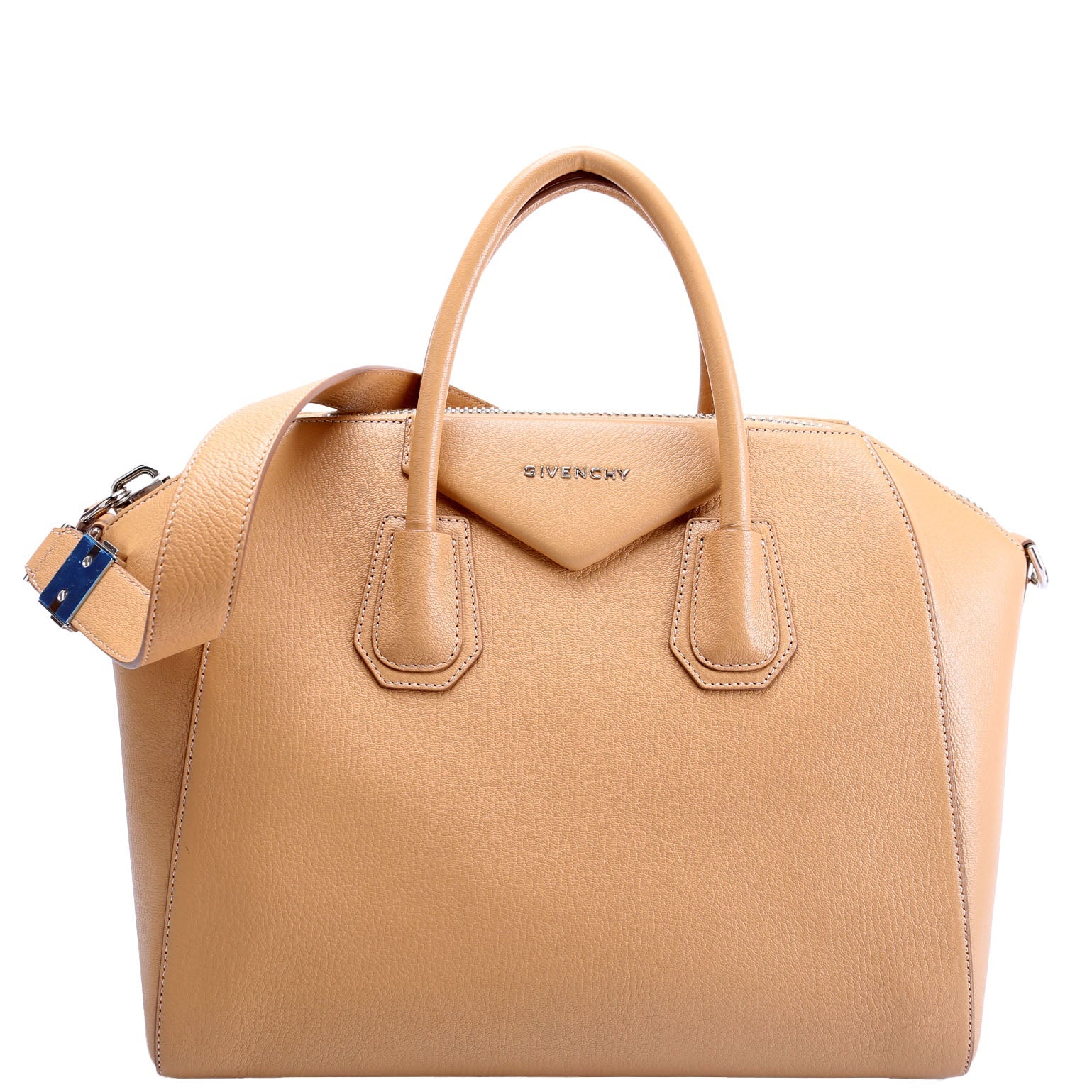 Antigona Satchel Medium Tan