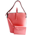 Supple Calfskin Bucket Bag Medium Pink