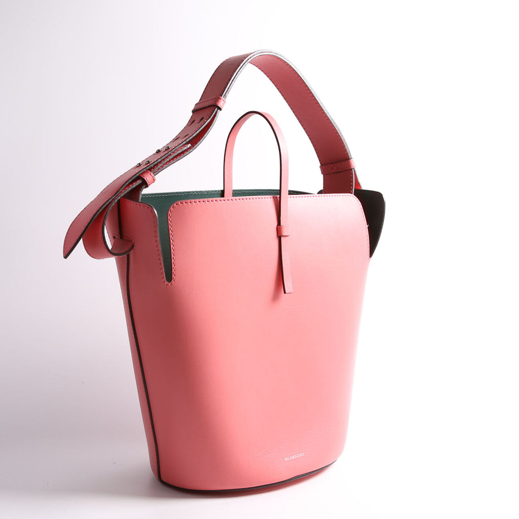 Supple Calfskin Bucket Bag Medium Pink