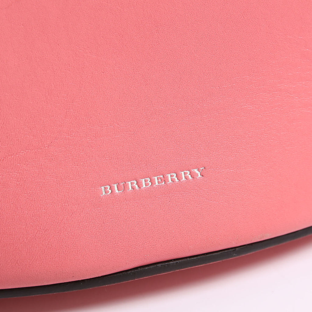 Supple Calfskin Bucket Bag Medium Pink