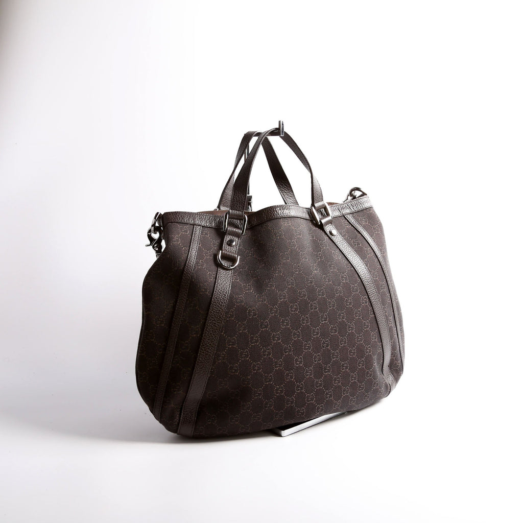 268641 GG Medium Abbey Convertible Tote Black