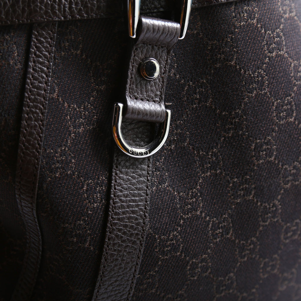 268641 GG Medium Abbey Convertible Tote Black