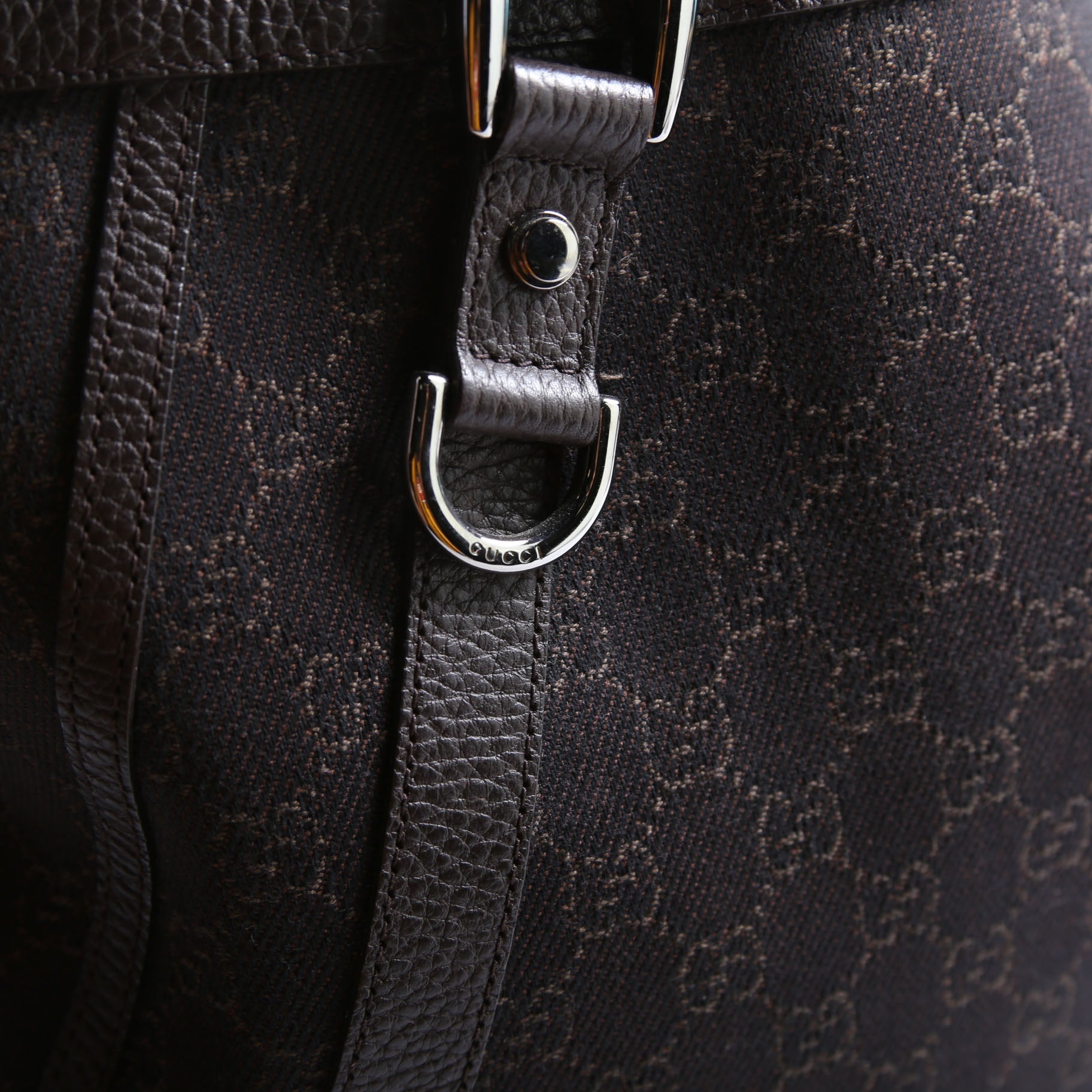 268641 GG Medium Abbey Convertible Tote Black