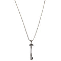 Skeleton Key Pendant Necklace 925