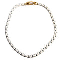 Bel Aire Box Chain Bracelet Acrylic/585 White