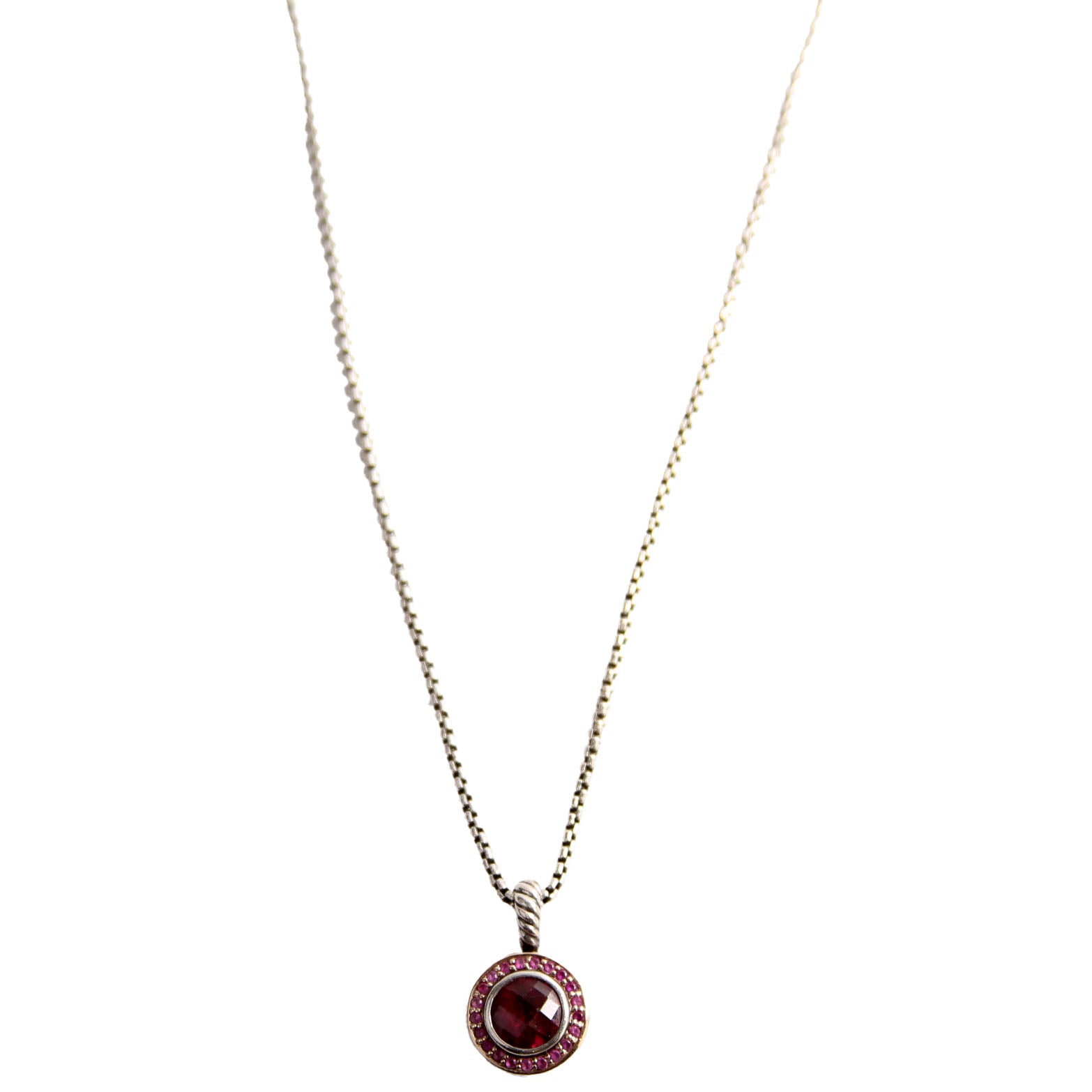 Petite Cerise 8MM Necklace Pink Tourmaline/925