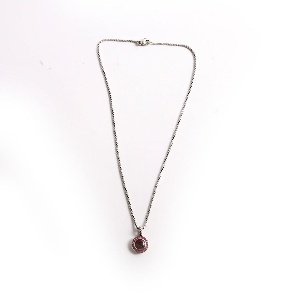 Petite Cerise 8MM Necklace Pink Tourmaline/925