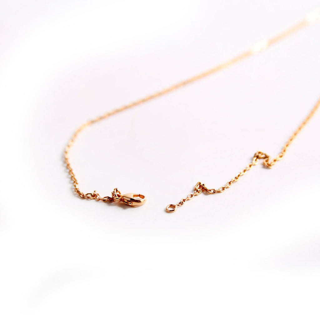 Mini Pop H Necklace Gold/Black