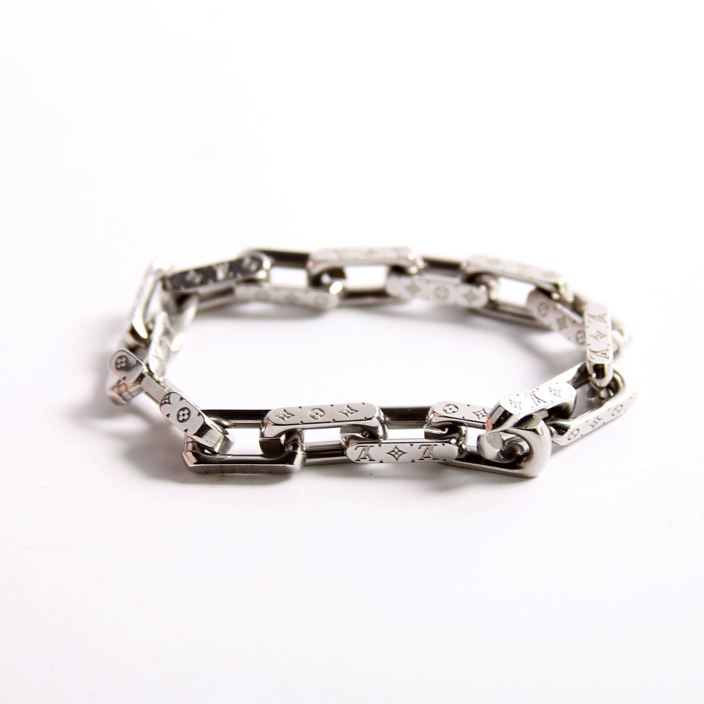 LV Monogram Chain Stainless Steel