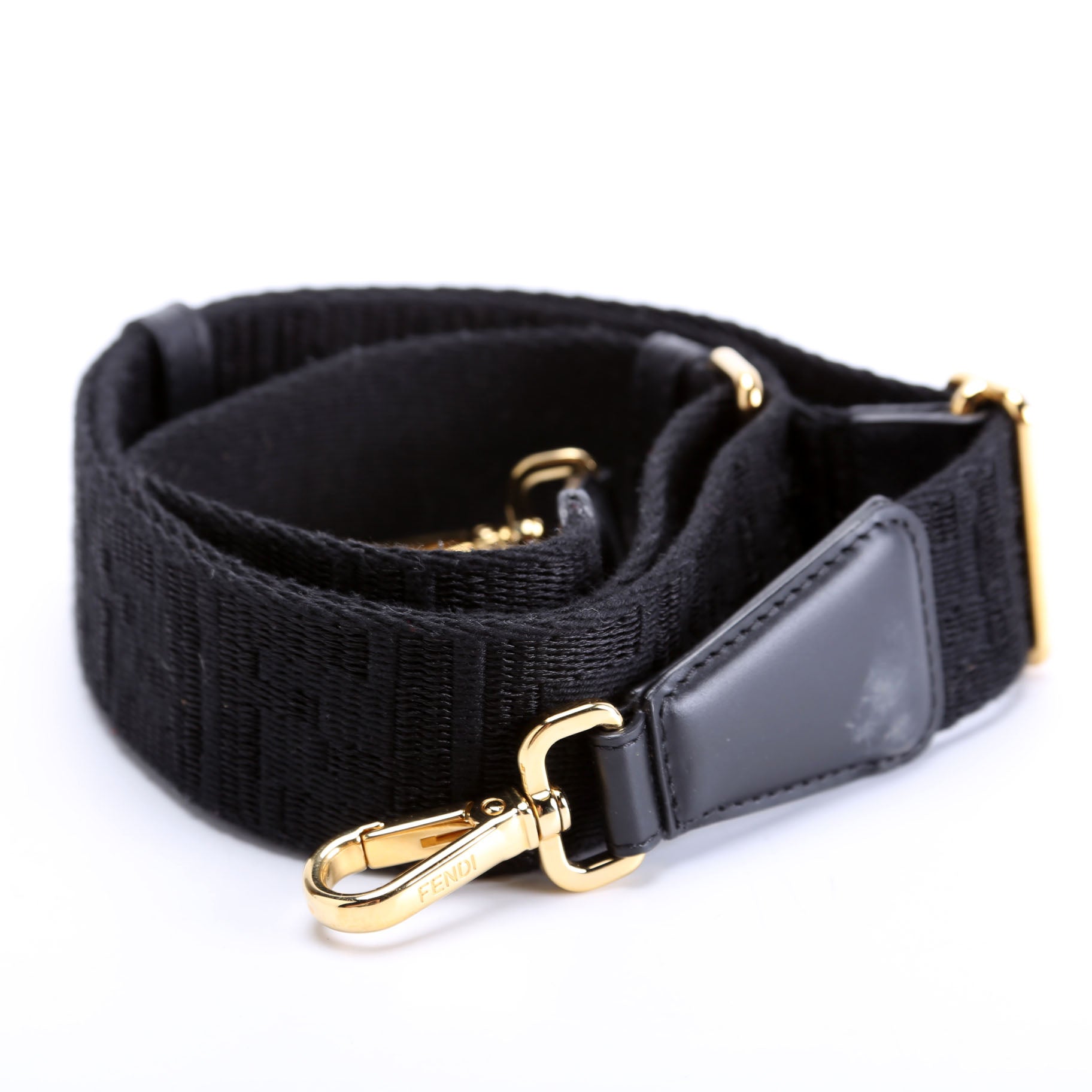 Fendi 8AV386 Strap You FF Fabric Black