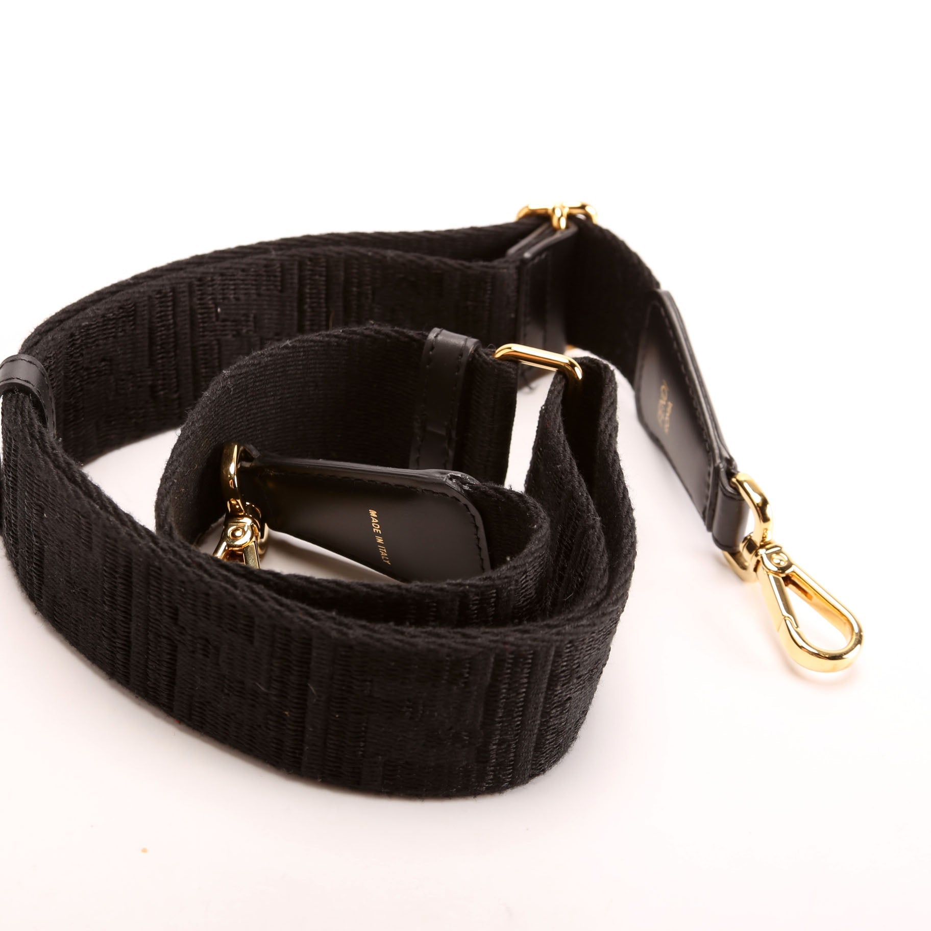 Fendi 8AV386 Strap You FF Fabric Black