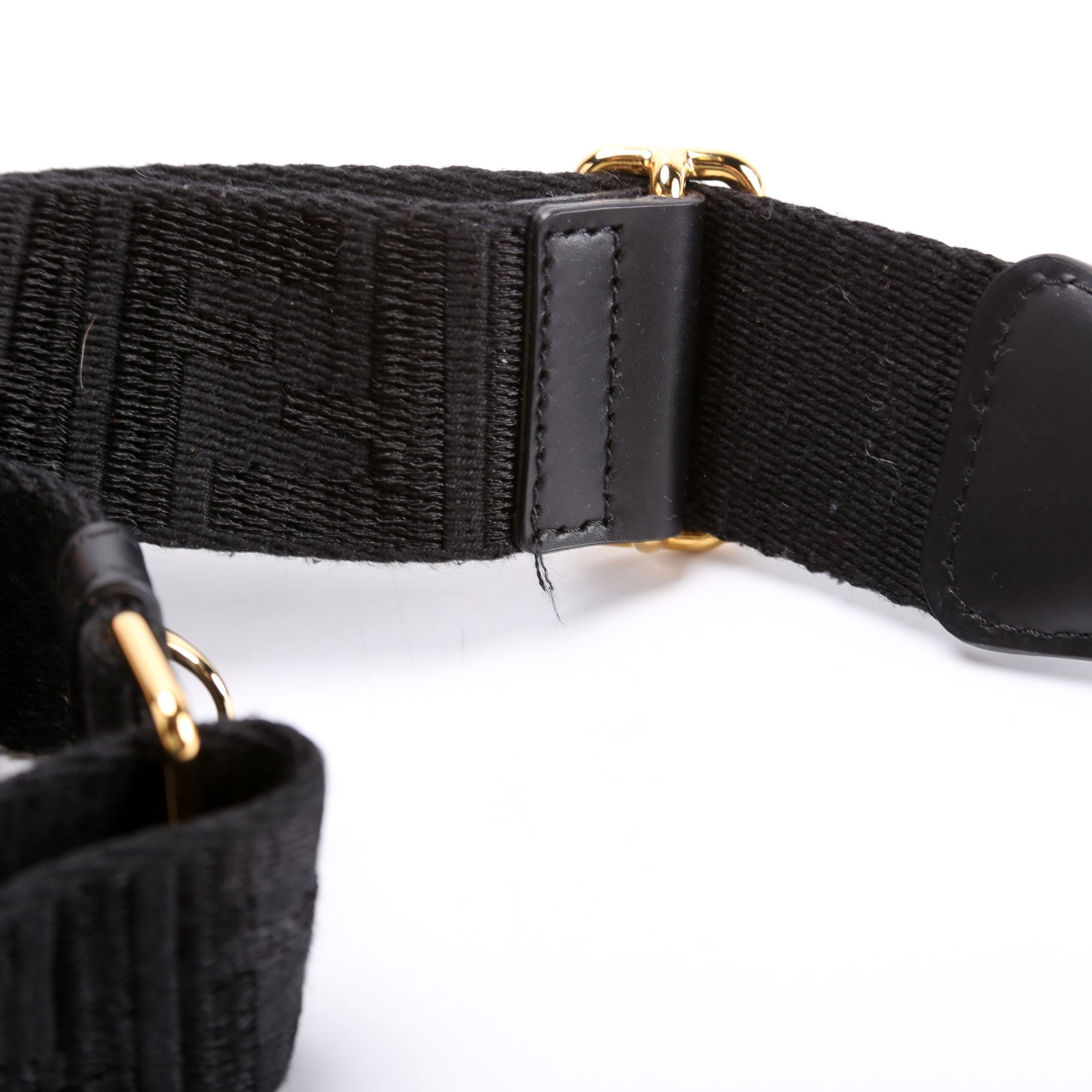Fendi 8AV386 Strap You FF Fabric Black