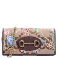 621892 Jumbo GG Embroidered Horsebit 1955 Wallet With Chain
