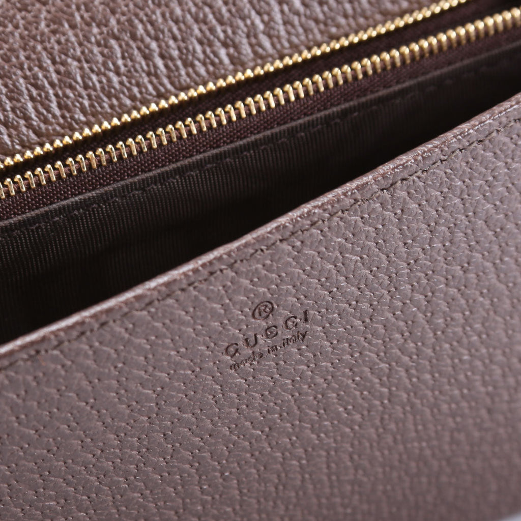 621892 Jumbo GG Embroidered Horsebit 1955 Wallet With Chain