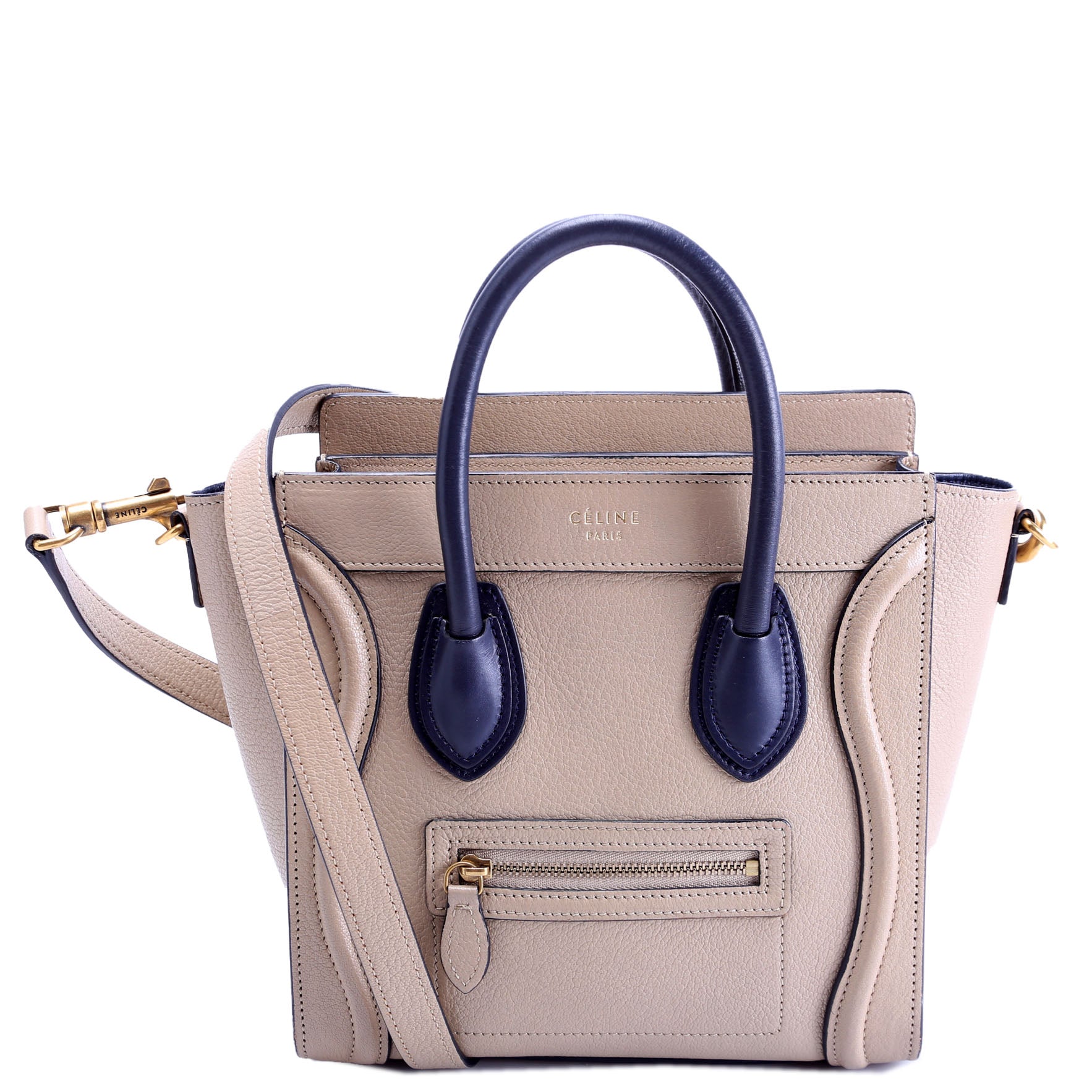 Luggage Nano Beige/Blue