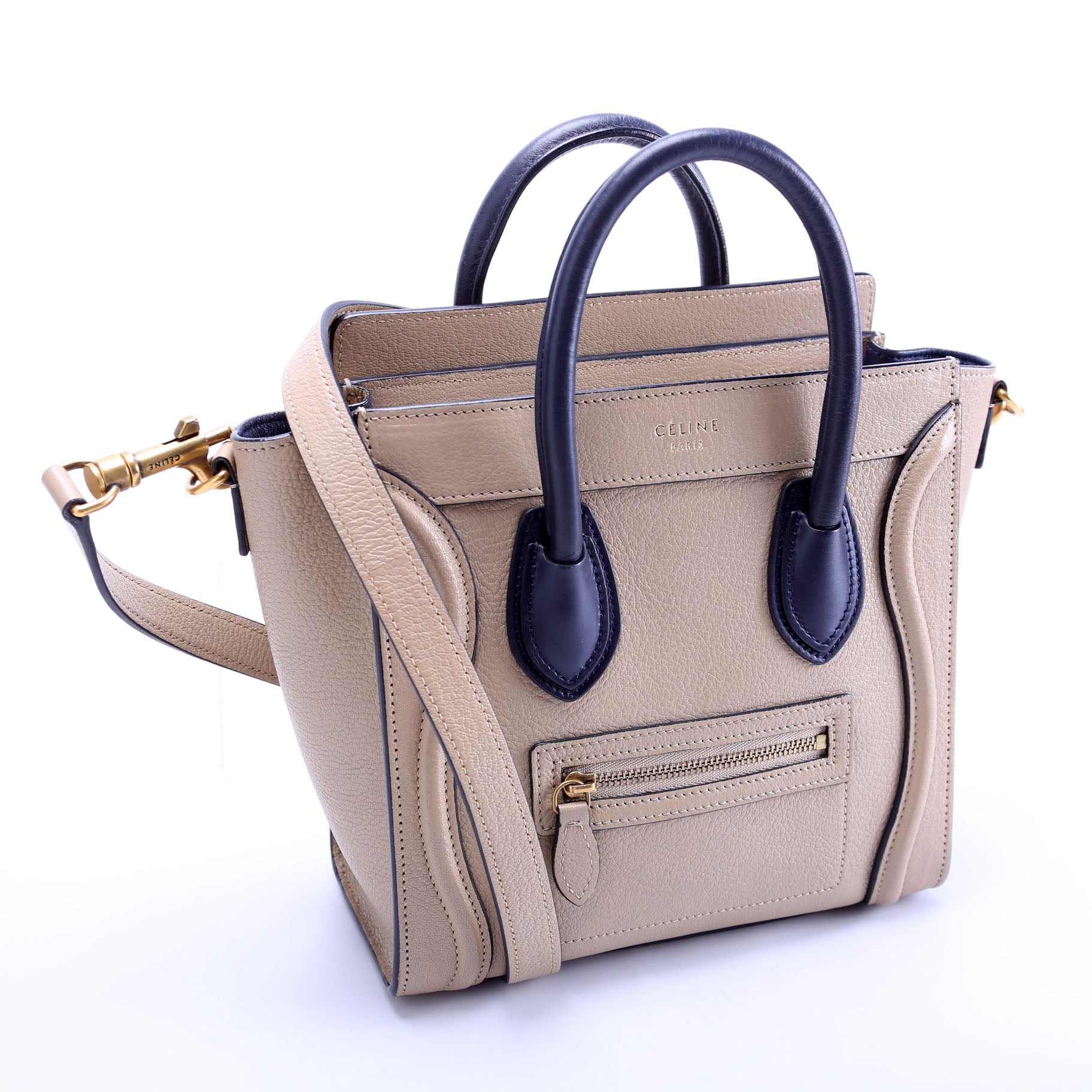 Luggage Nano Beige/Blue