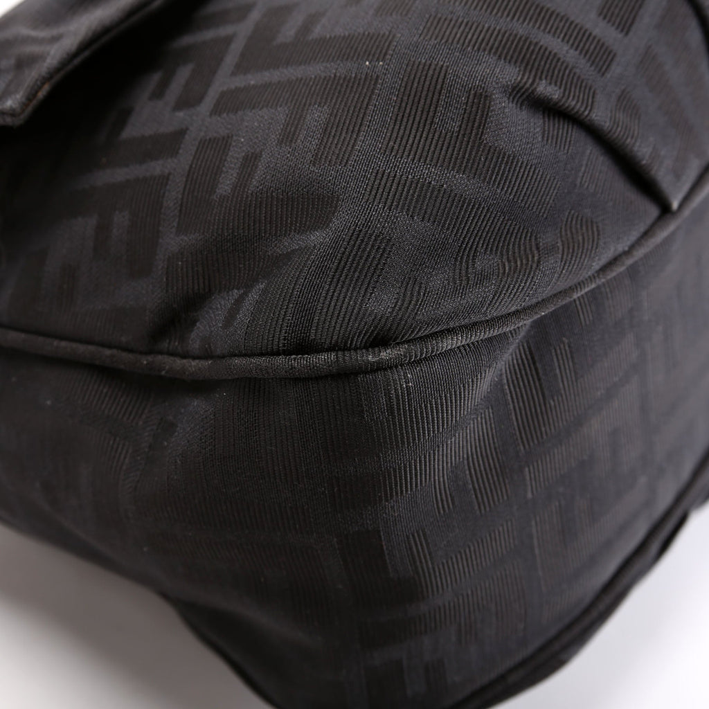8BR614 Zucca Mia Flap Bag Black