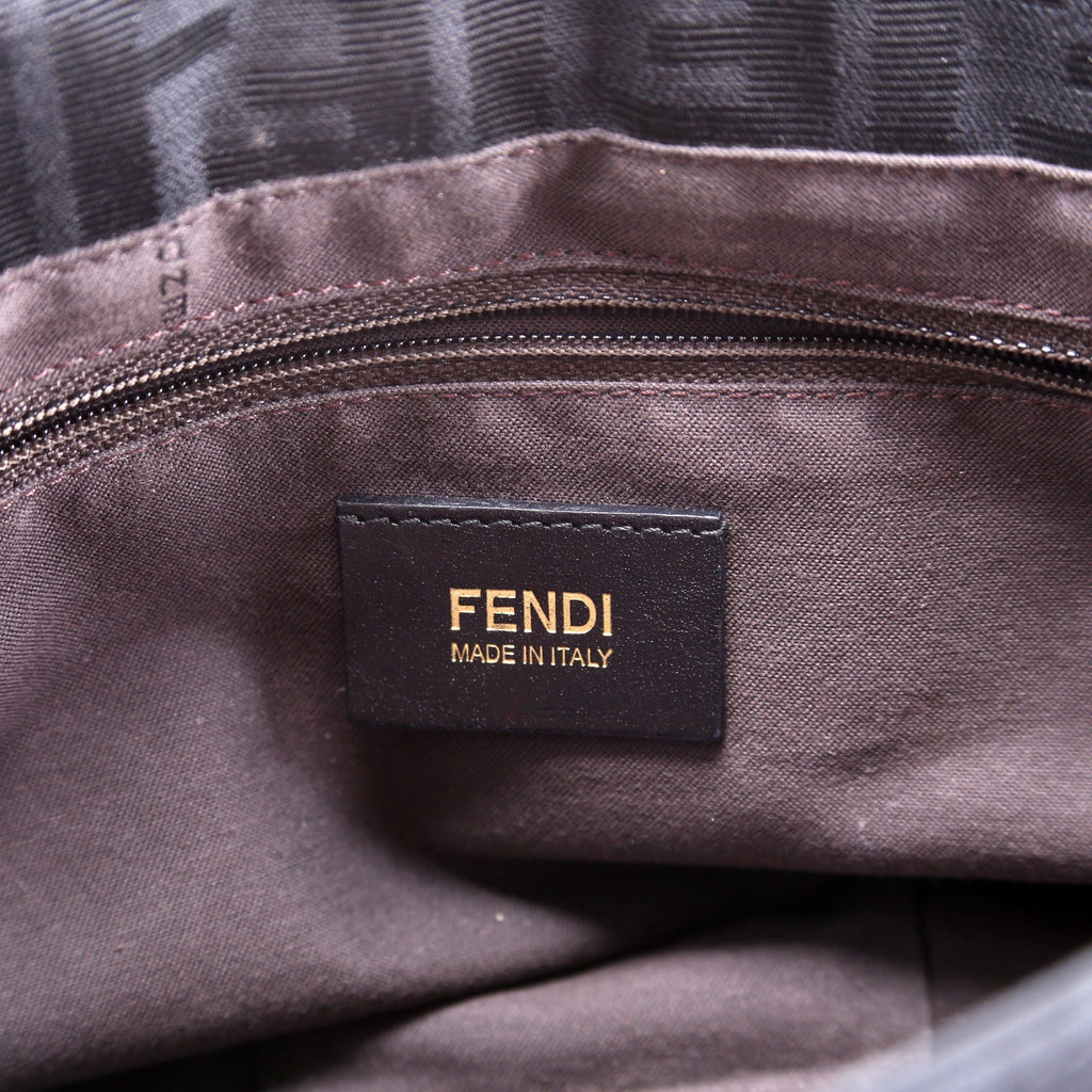 8BR614 Zucca Mia Flap Bag Black