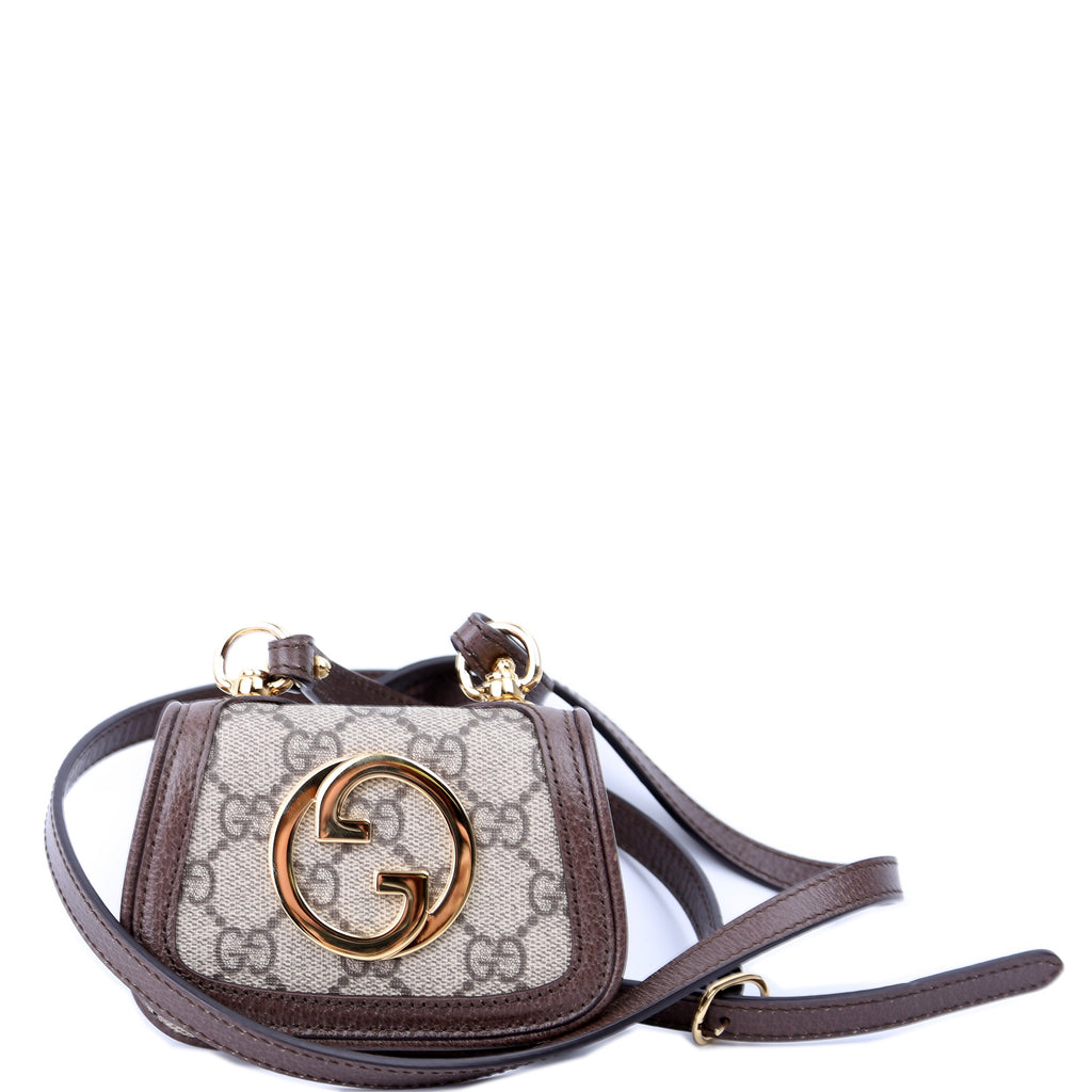 698635 GG Supreme Blondie Micro Wallet on Strap