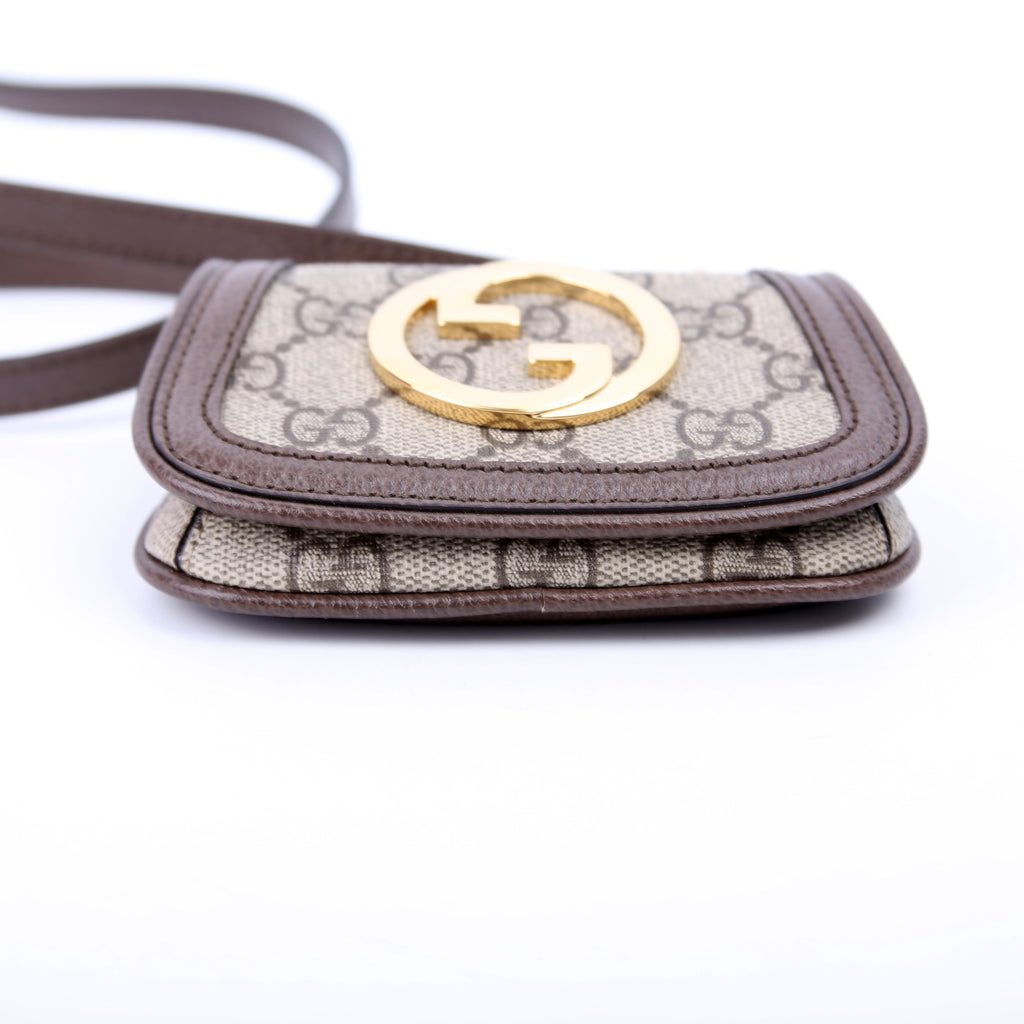 698635 GG Supreme Blondie Micro Wallet on Strap