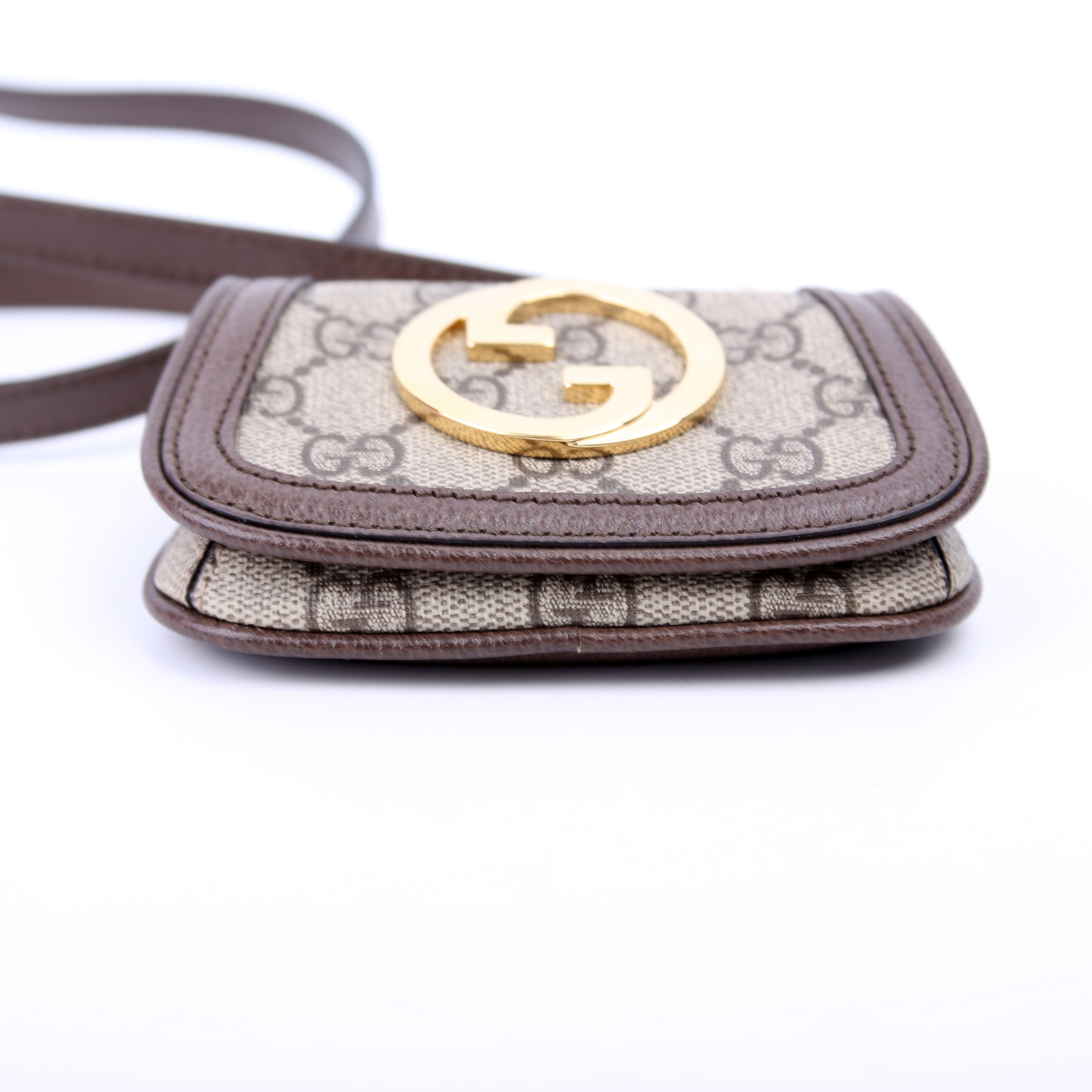 698635 GG Supreme Blondie Micro Wallet on Strap