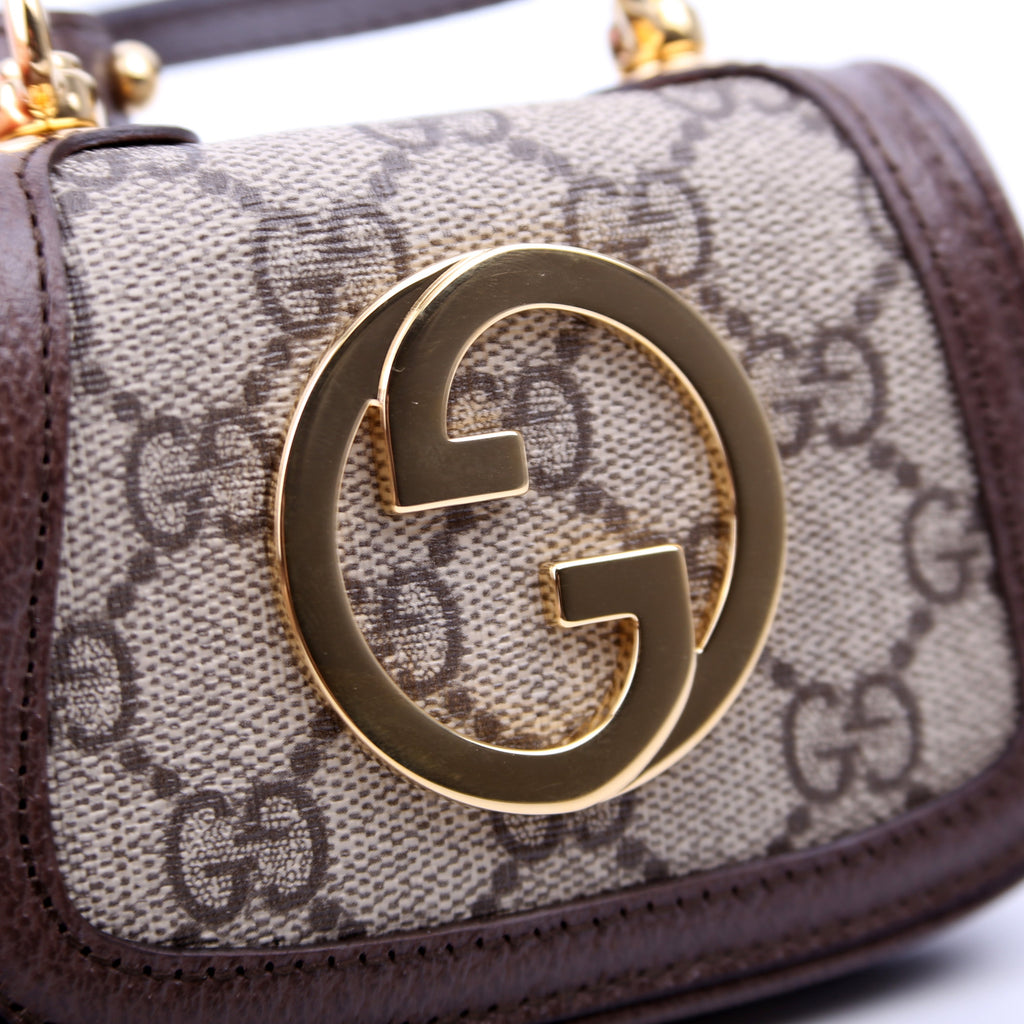 698635 GG Supreme Blondie Micro Wallet on Strap