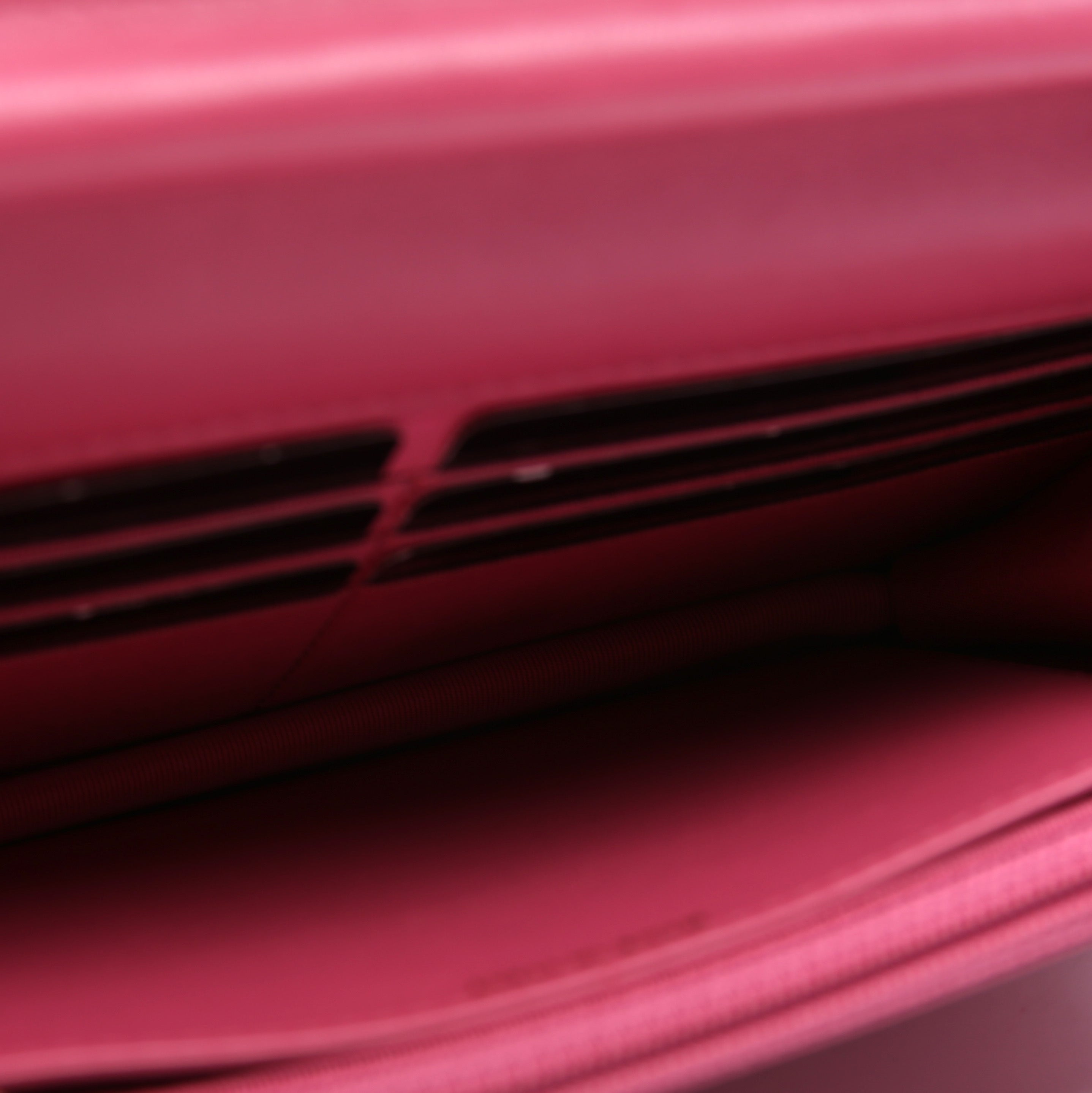 WOC Classic Quilted Lambskin Pink