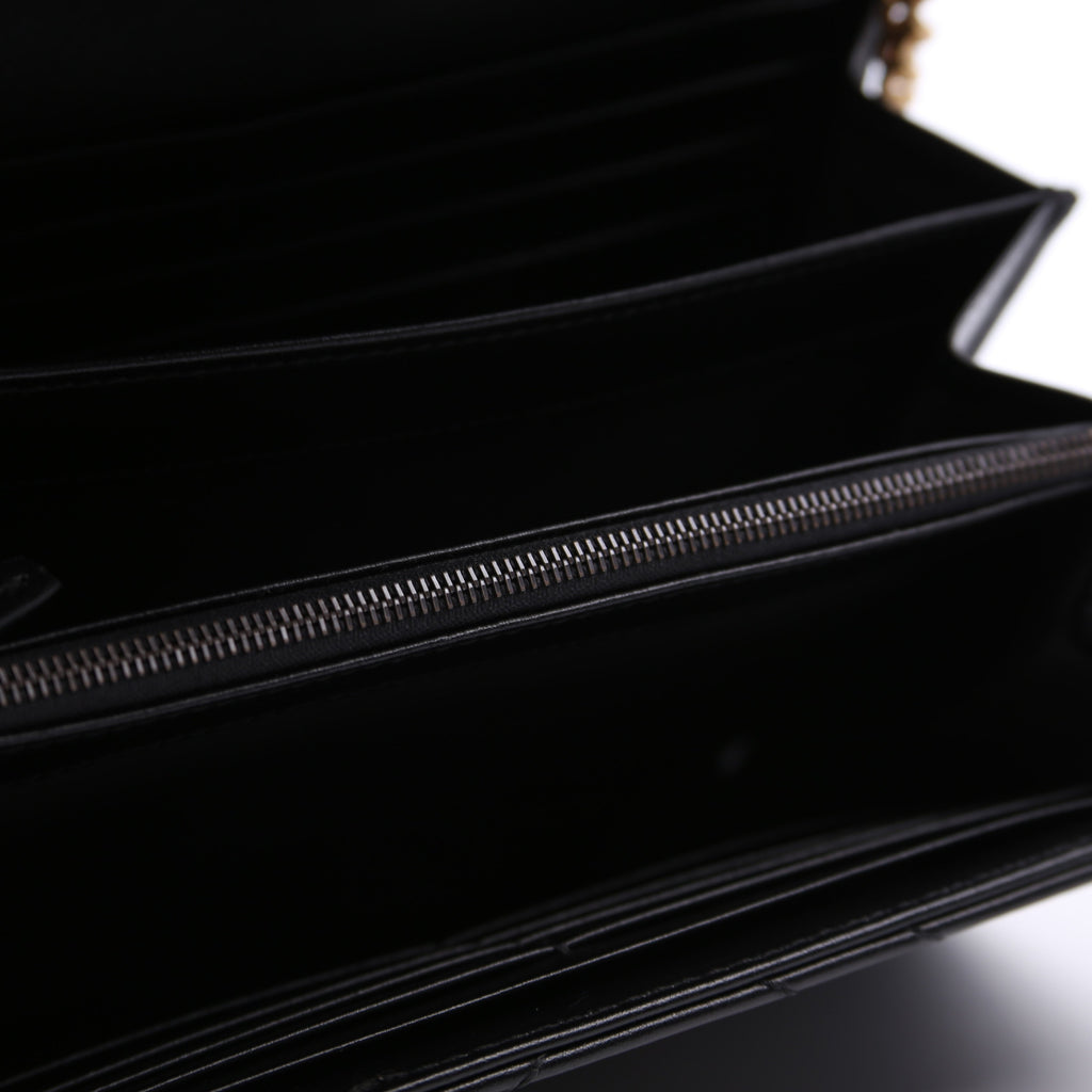 474575 Marmont Chain Wallet Black