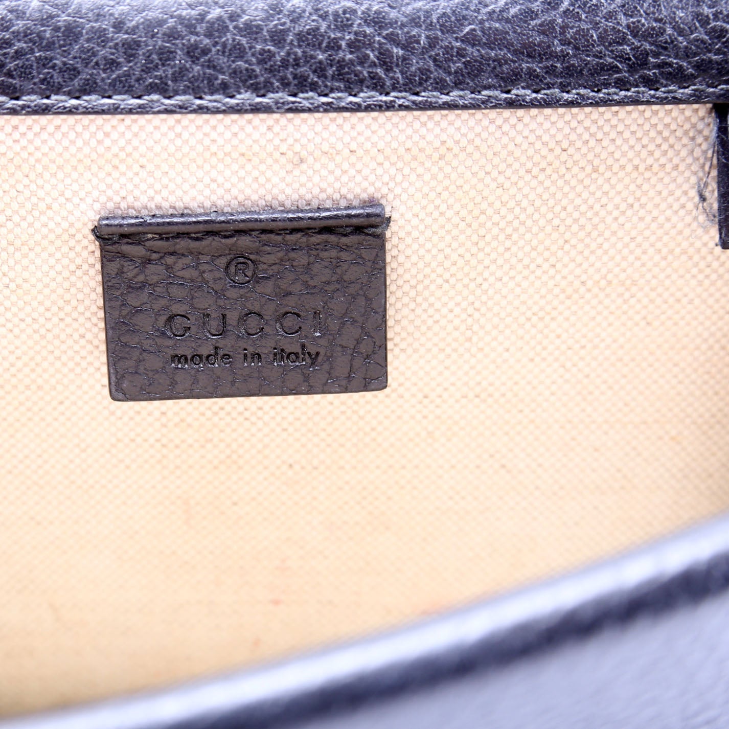 421970 Dionysus Leather Shoulder Mini Black