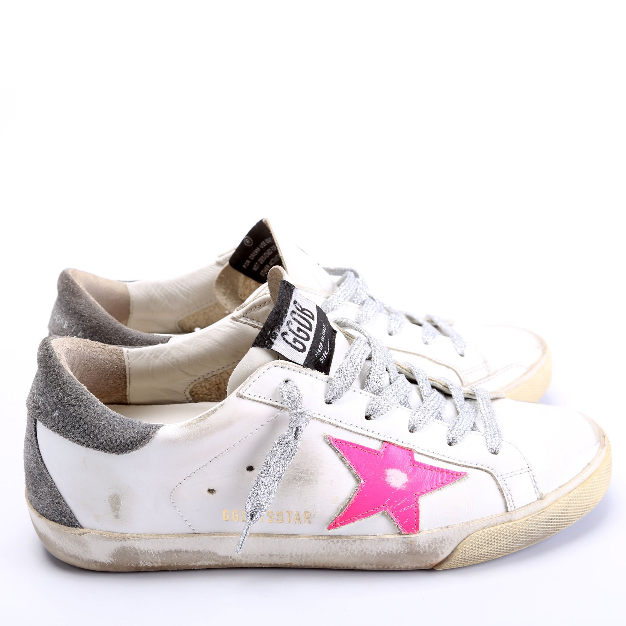 Superstar Sneakers Size 37 White/Pink