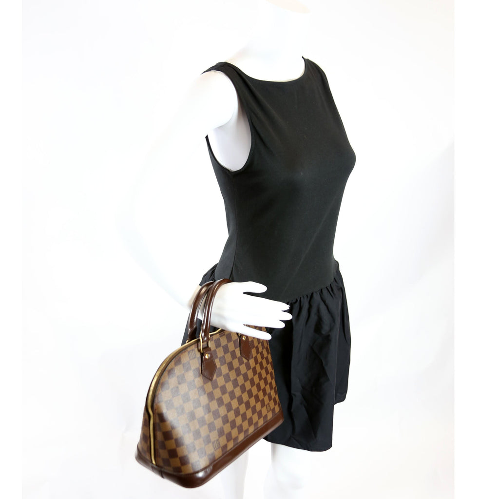 Alma PM Damier Ebene Older Brown