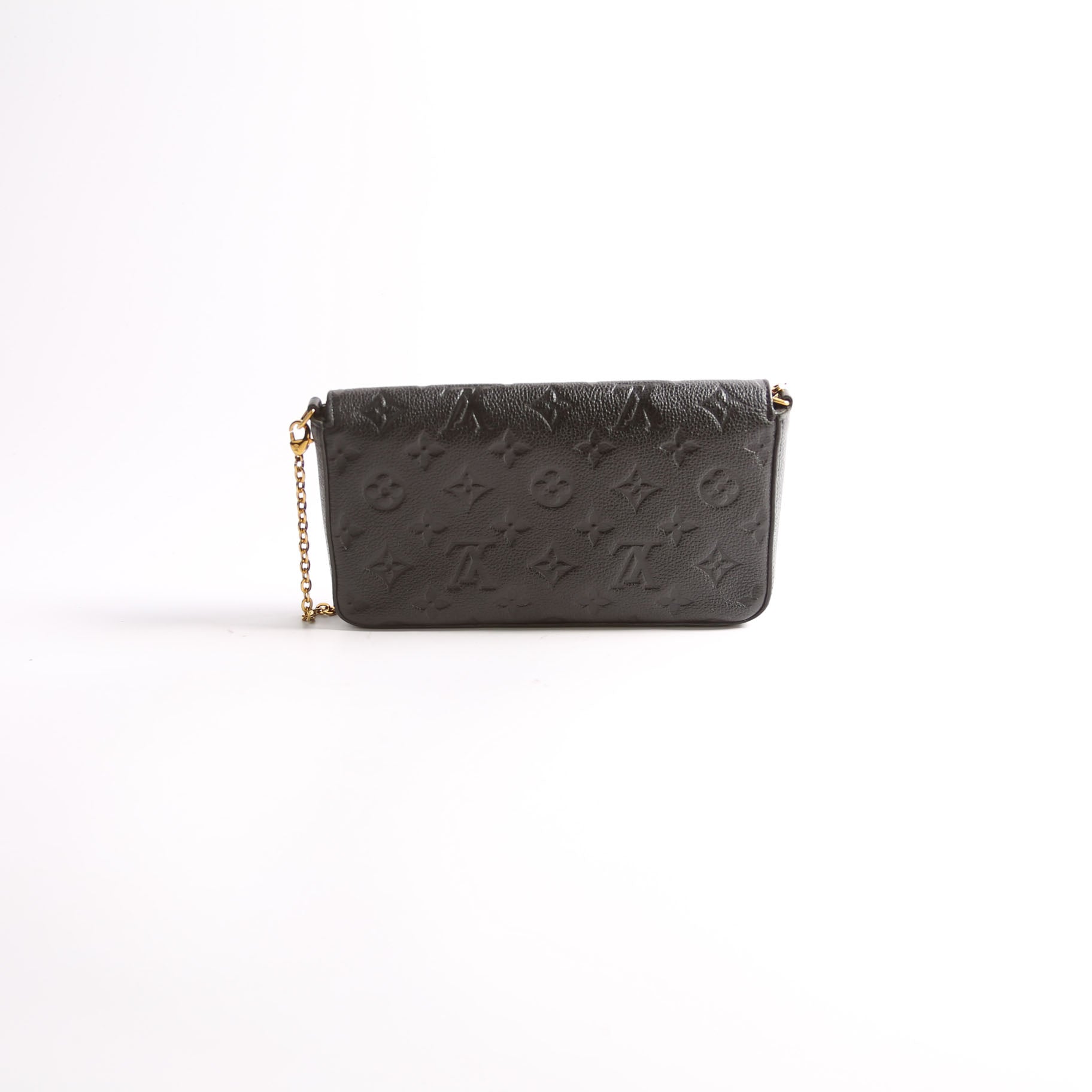 Pochette Felicie Empreinte Black